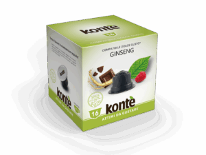 Capsule compatibili Dolce Gusto gusto ginseng. Bevanda aromatica e pratica, senza glutine, senza OGM e senza grassi idrogenati. 16 capsule.