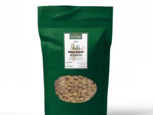 Caffè crudo India Kaapy Royale robusta in grani ideale per tostatura domestica. Corpo intenso con note speziate e cioccolatose.