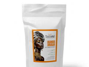 Caffè Uganda Drugar arabica in grani monorigine africano. Aroma intenso e gusto equilibrato, ideale per espresso, moka e macchine automatiche.